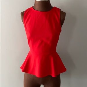 Forever 21 size small red peplum top